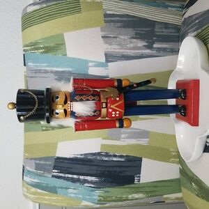 #B - Wooden Nutcracker Christmas Decoration NIB